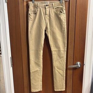 Zara Boys Beige skinny jeans size 11/12